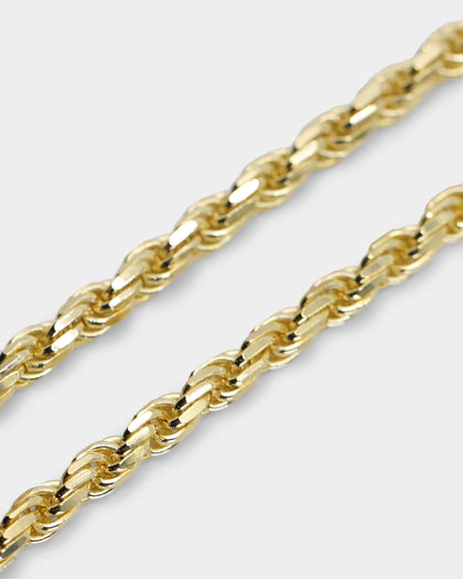 House Of Auric Rope 4mm 20" Chain 18k Gold Vermeil