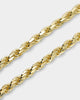 House Of Auric Rope 4mm 20" Chain 18k Gold Vermeil