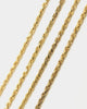 House Of Auric Rope 2mm 24" Chain 18k Gold Vermeil