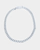 Saint Morta 10mm Cuban Chain White Gold