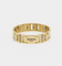Guess Mainline 15mm Frontier Crystal Bracelet Gold