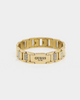 Guess Mainline 15mm Frontier Crystal Bracelet Gold