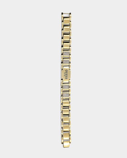 Guess Mainline 15mm Frontier Crystal Bracelet Gold