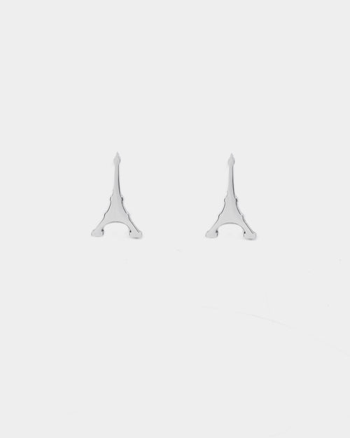 Carré Iron Lady Earrings Silver
