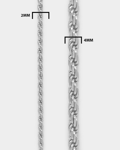 House Of Auric Rope 4mm Chain Sterling Silver