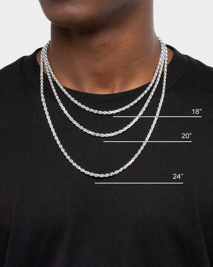 House Of Auric Rope 4mm Chain Sterling Silver