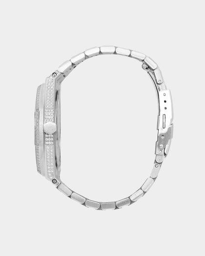 Saint Morta Medio Premierre Watch Iced Silver