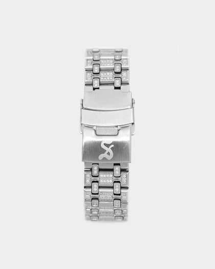 Saint Morta Medio Premierre Watch Iced Silver