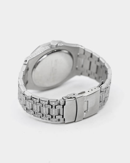 Saint Morta Medio Premierre Watch Iced Silver