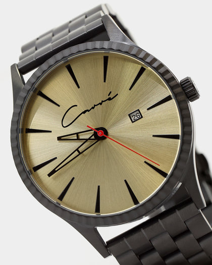 Carré Men's Remy Watch Matte Black/Gold