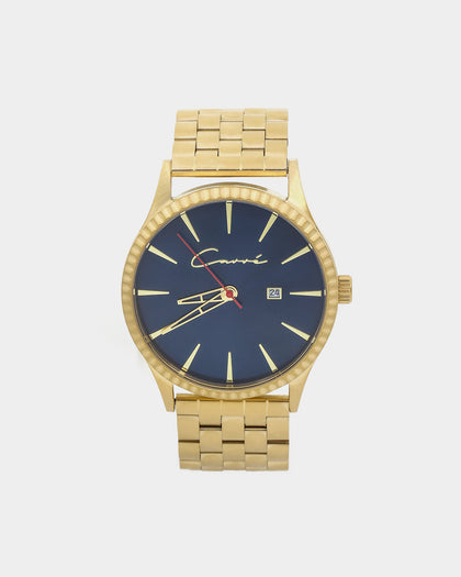 Carré Men's Remy Watch Gold/Blue