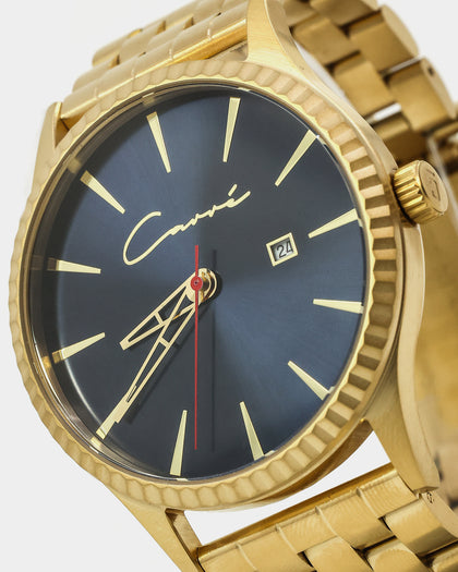 Carré Men's Remy Watch Gold/Blue
