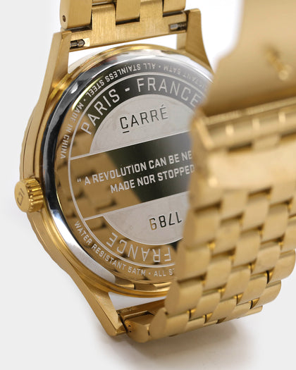 Carré Men's Remy Watch Gold/Blue