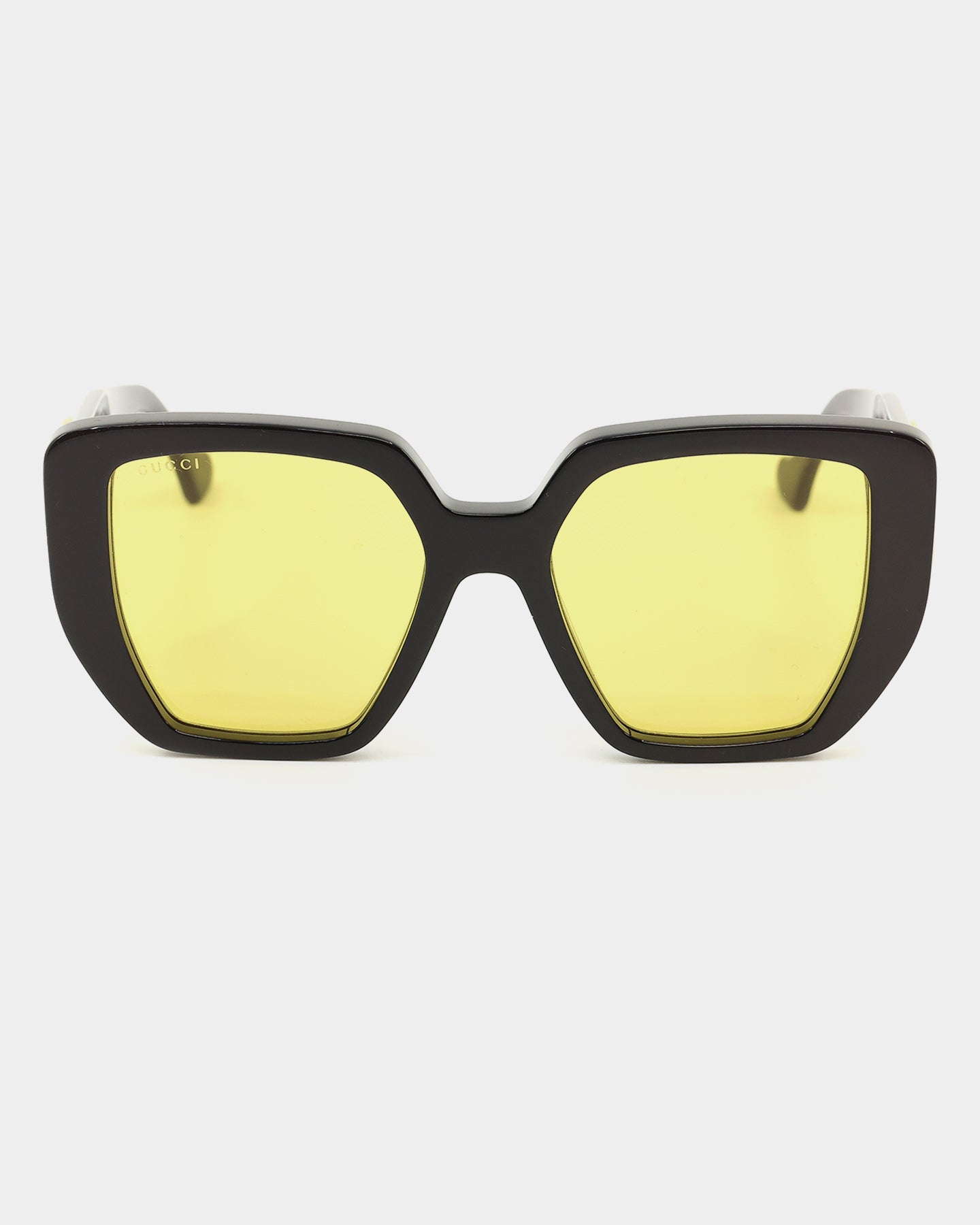 Gucci GG0956S-004 54 Sunglasses Black/Yellow | Culture Kings US