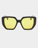 Gucci GG0956S-004 54 Sunglasses Black/Yellow