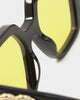 Gucci GG0956S-004 54 Sunglasses Black/Yellow