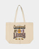 Mitchell & Ness Los Angeles Lakers Graphic Tote Bag Cream