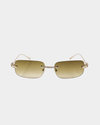 NUQE Uncut Sunglasses Gold/Brown