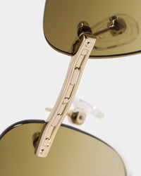 NUQE Uncut Sunglasses Gold/Brown