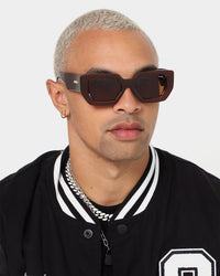 NUQE Idra Sunglasses Brown/Gold