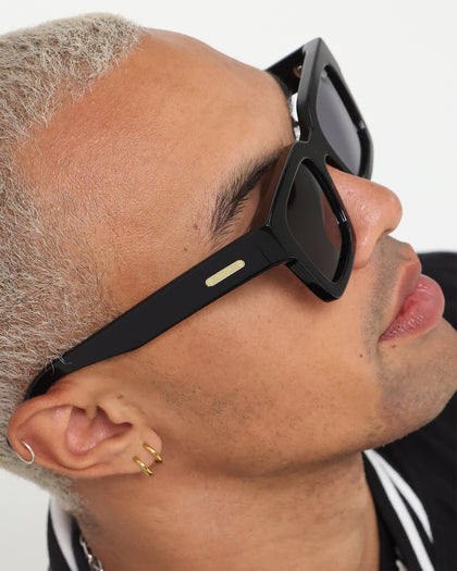 NUQE Jones XL Sunglasses Black