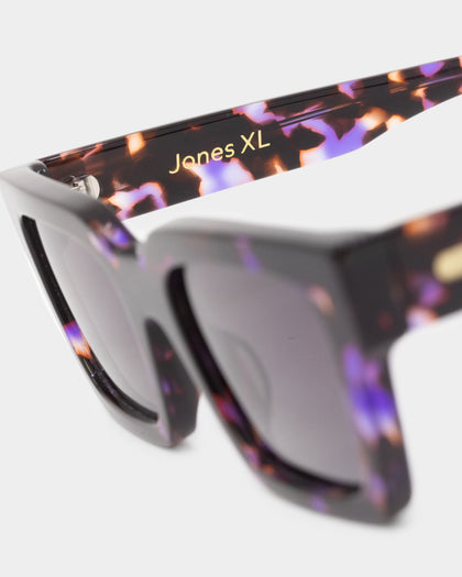 Nuqe Jones XL Sunglasses Violet Tortoise