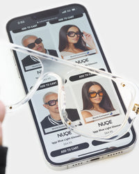 NUQE Enzo Sunglasses Clear/Bluelight