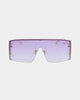 NUQE As IF Sunglasses Gold/Lilac