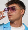 NUQE As IF Sunglasses Gold/Lilac
