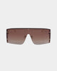 NUQE As IF Sunglasses Brown/Gold
