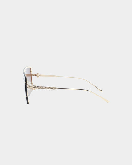 NUQE As IF Sunglasses Brown/Gold
