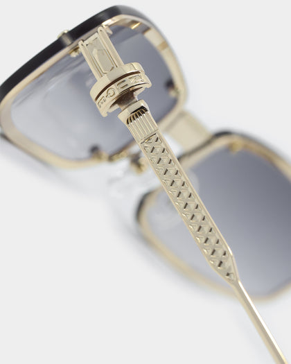 NUQE Velvet Sunglasses Black/Gold