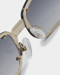 NUQE Velvet Sunglasses Black/Gold