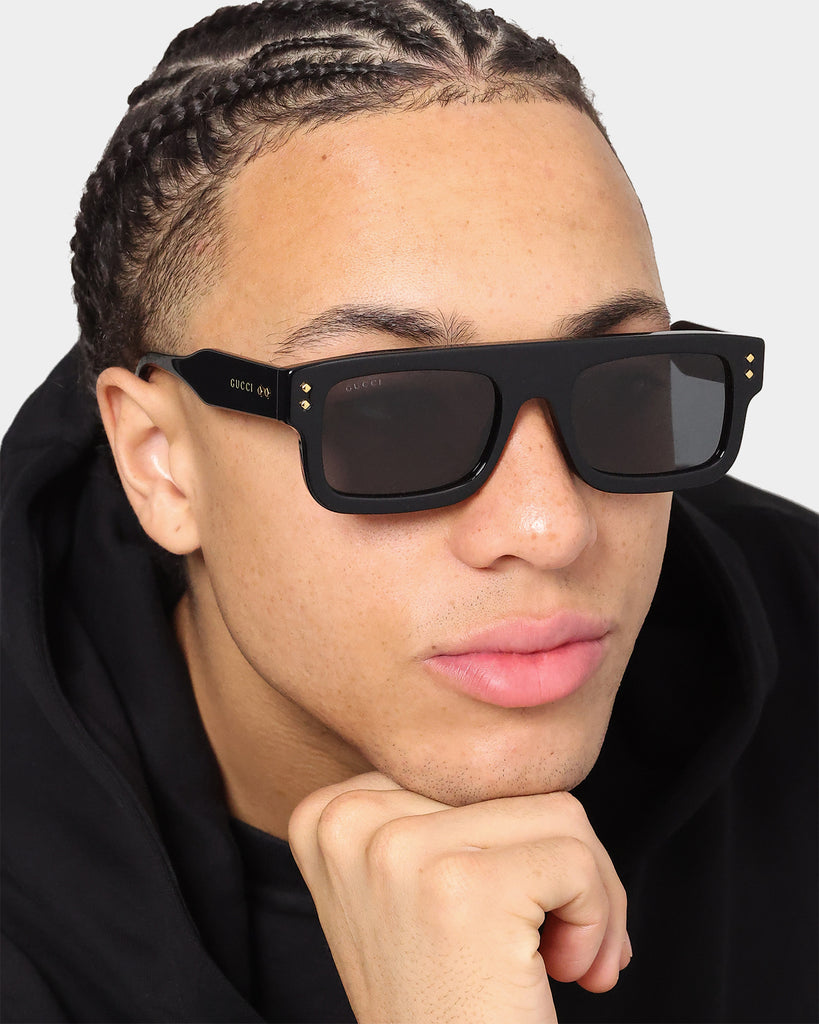 Gucci GG1085S-001 Sunglasses Black/Black/Green | Culture Kings US