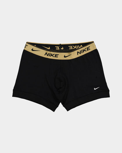 Nike Everyday Cotton Stretch Trunk 3 Pack Black/Multi-Coloured