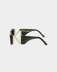 NUQE Elevare Sunglasses Green/Gold