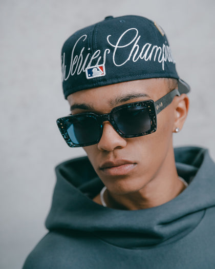 NUQE X Carré Louis Sunglasses Blue/Gold