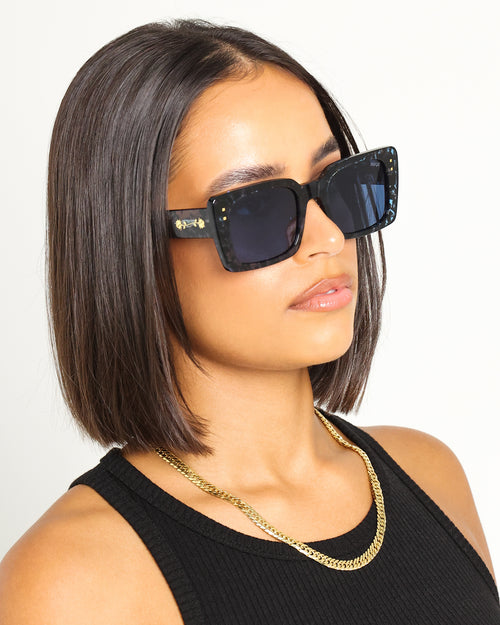 NUQE X Carré Louis Sunglasses Blue/Gold