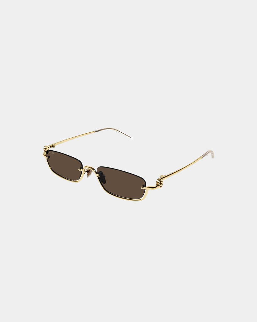 グッチ GG1278S 001 サングラス ノーズパッド ブラウン ゴールド GUCCI（グッチ） サングラス ノーズパッド メンズ レディース ユニ