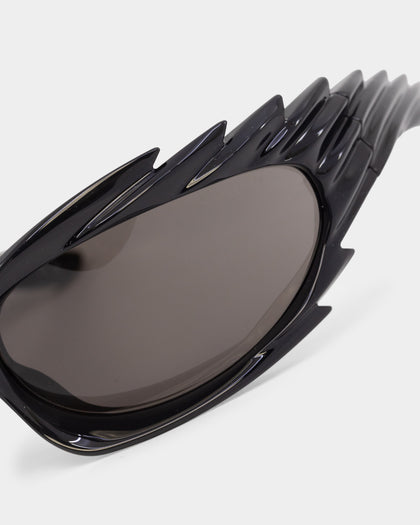 Balenciaga BB0255S-001 78 Sunglasses Shiny Black