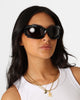 Balenciaga BB0255S-001 78 Sunglasses Shiny Black