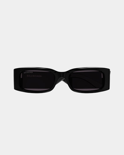 Balenciaga BB0260S-001 56 Sunglasses Shiny Solid Black
