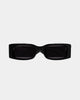 Balenciaga BB0260S-001 56 Sunglasses Shiny Solid Black
