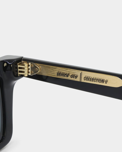 James Oro Black Ace Sunglasses Black