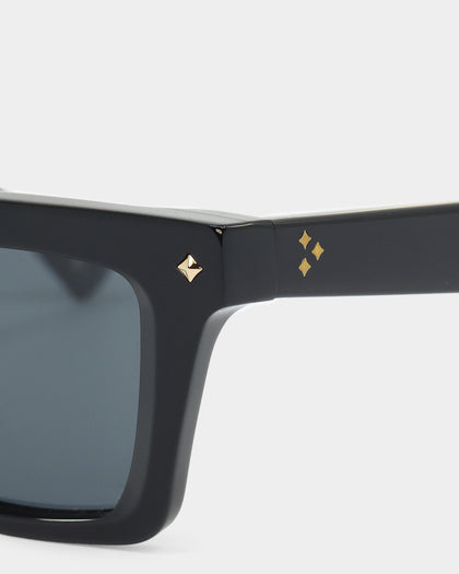 James Oro Black Ace Sunglasses Black