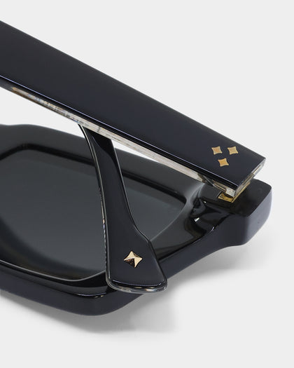 James Oro Black Ace Sunglasses Black