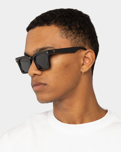 James Oro Black Ace Sunglasses Black