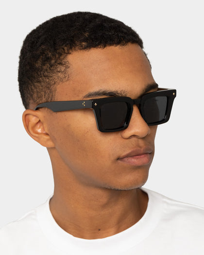 James Oro Black Ace Sunglasses Black