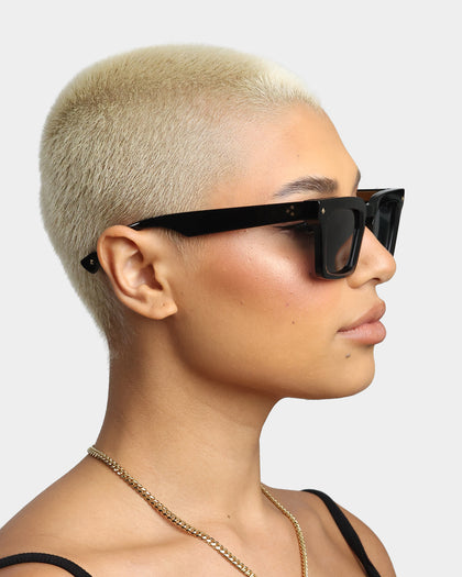 James Oro Black Ace Sunglasses Black