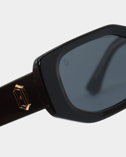 James Oro Black Amour Sunglasses Black